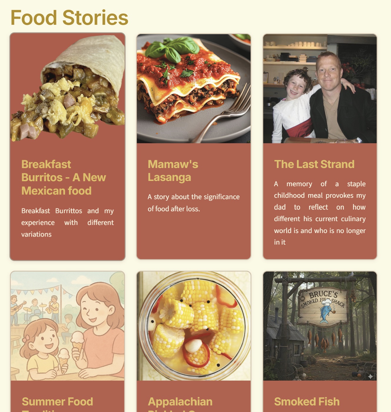 Food Stories